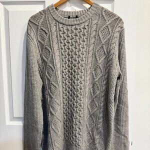 Uniqlo Cable Crew Neck Long-Sleeve Sweater size M